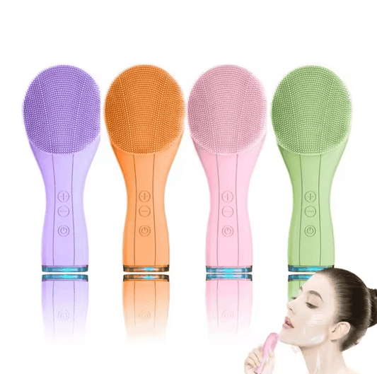 🌟 Electric Facial Cleansing Brush – Sonic Vibration & Deep Pore Cleaner for Clear Skin