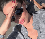 Fashion Oval Sunglasses – Retro Outdoor Metal Shades for Women & Men, UV400 Protection