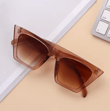Fashion Square Sunglasses for Women & Men – Designer Luxury Cat Eye Vintage UV400 Outdoor Sunglasses