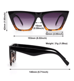 Fashion Square Sunglasses for Women & Men – Designer Luxury Cat Eye Vintage UV400 Outdoor Sunglasses