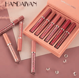 HANDAIYAN 6 PCS Matte Lipstick Set – Waterproof, Long-Lasting, Non-Stick Cup for Women
