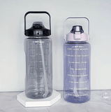 Large-Capacity Portable Water Bottle – Time Marker for Cycling, Running & Travel