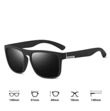 Men & Women Polarized Sunglasses – Luxury Designer Vintage Square Sport Sunglasses for Driving, Fishing & UV400 Protection