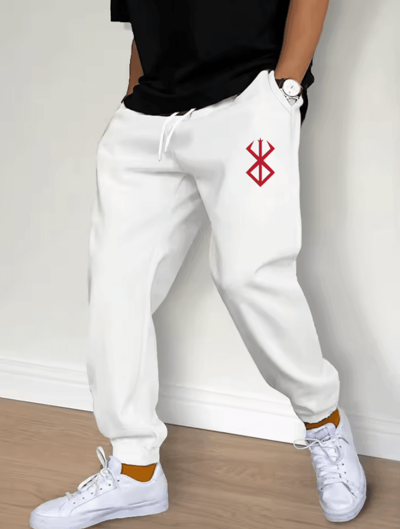 Men’s Casual Joggers – Drawstring Fitness & Streetwear Sports Trousers
