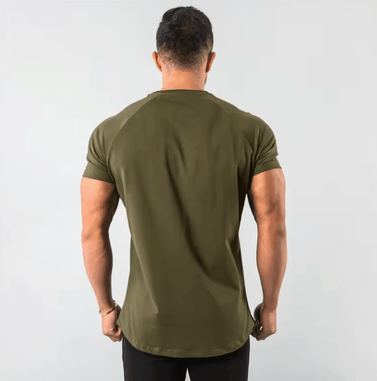 🔥 Men’s Fitness T-Shirt – Slim Fit, Muscle-Boosting & Stylish Gym Top! 💪👕