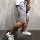Men’s Solid Color Running Shorts – Lightweight, Casual Sports & Quarter Pants