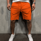 Men’s Solid Color Running Shorts – Lightweight, Casual Sports & Quarter Pants