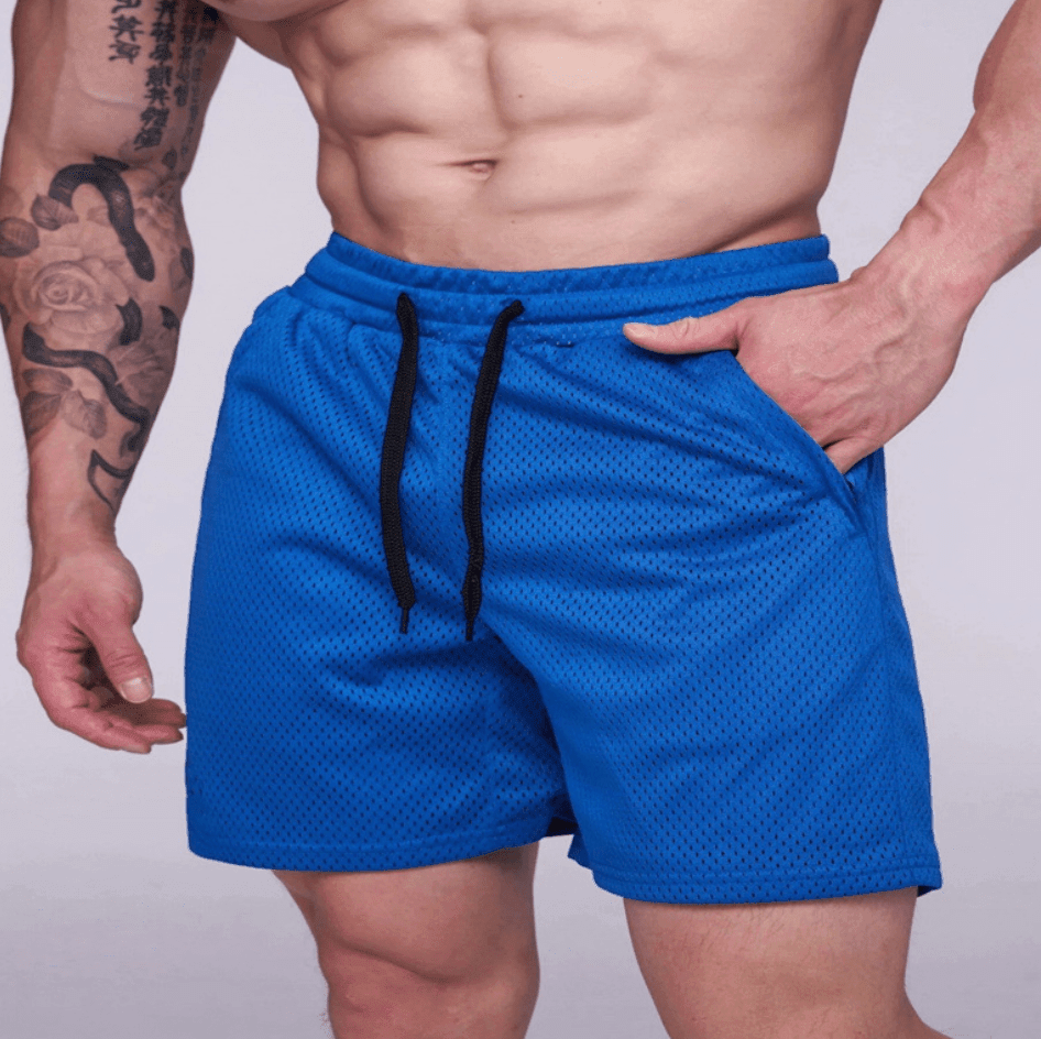 Men’s Summer Mesh Shorts – Breathable & Lightweight American Style