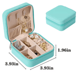 Mini Jewelry Storage Box – Portable Travel Case for Earrings & Rings