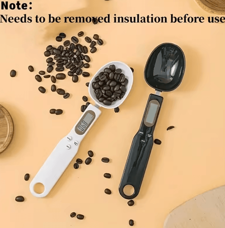 🍴 Mini Spoon Scale – Digital LCD Kitchen Scale for Accurate Food Measurement!