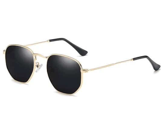 New Fashion Square Sunglasses – Retro UV400 Metal Shades for Women & Men