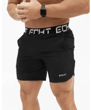 New Men’s Fitness Bodybuilding Shorts – Quick-Dry Breathable Summer Workout & Beach Shorts