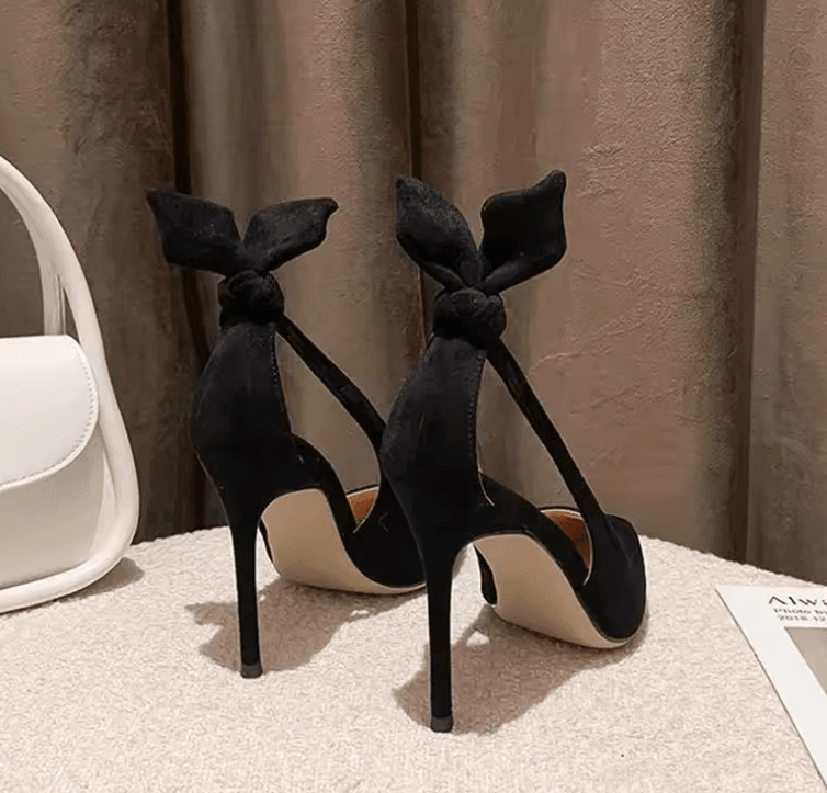 New Women’s Suede High Heels – 2025 Fashion Stiletto Pumps, Office & Party Shoes