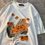 Original Box of Orange American Retro T-Shirt – Fun Print Cotton Tee for Men & Women