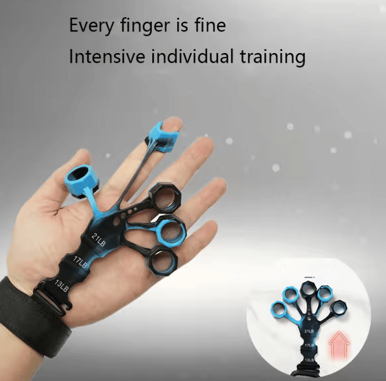 Silicone Grip Trainer – Finger Exercise Stretcher & Hand Strengthener for Arthritis