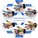 Silicone Grip Trainer – Finger Exercise Stretcher & Hand Strengthener for Arthritis