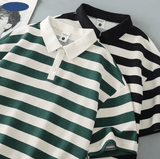 🔥 Striped Polo Shirt for Men & Women – Stylish, Casual & Summer-Ready! 👕☀️