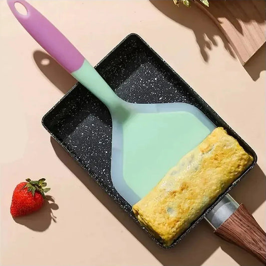 Silicone Pancake Spatula - High Temp Resistant Kitchen Tool