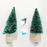 Mini Christmas Tree Ornament Set - 5/8pcs Decorative Cedar Pine