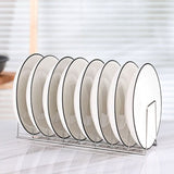 Stainless Steel Dish Draining Rack - Space Saving Kitchen Holder