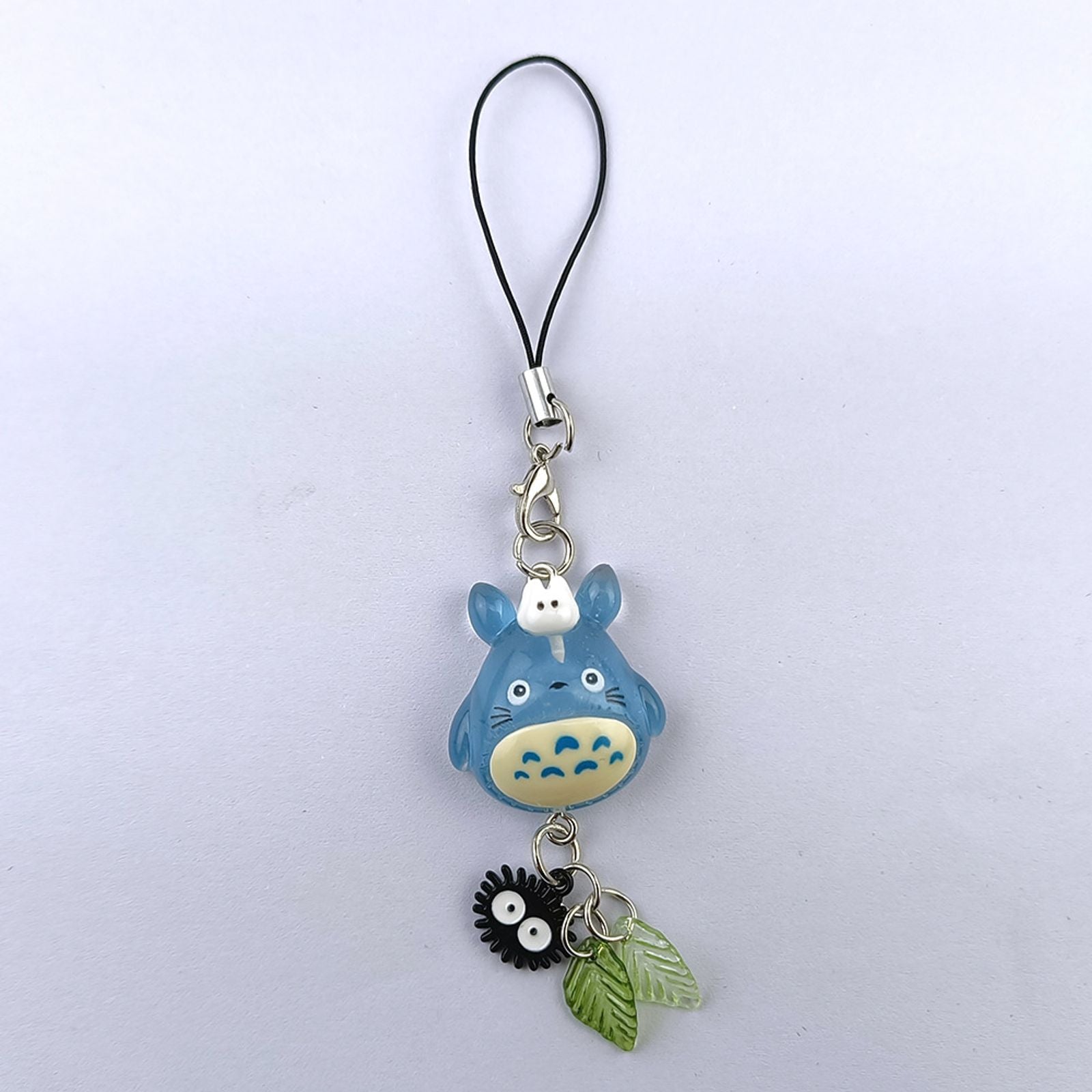 Kawaii Blue Totoro Phone Charm Keychain Accessories