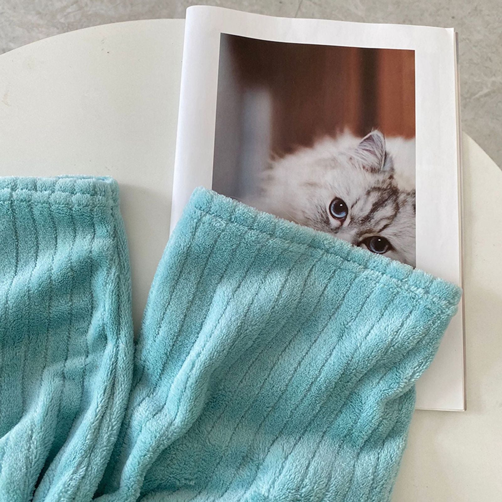 Autumn Women’s Warm Velvet Ribbed Fleece Two-Piece Set