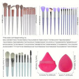 Soft Fluffy Makeup Brush Set for Foundation and Eyeshadow