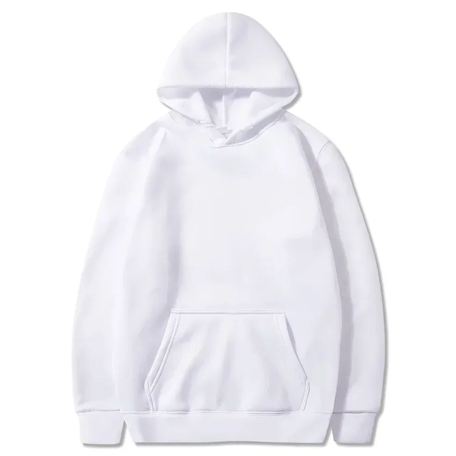 Men's and Women's Hooded Solid Color Sweatshirt