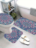 Bohemian Mandala Bathroom Set - Non-Slip Mat Collection