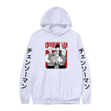 Chainsaw Man Oversized Fleece Hoodie for Men and Women