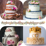 Nonstick Round Cake Pan Set - 4 to 12 Inch Aluminum Moulds