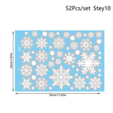 Winter Snow Flakes Window Clings Decals