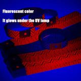 100/400pcs Fluorescent Numbered Wristbands - Multicolor Disposable Bracelets