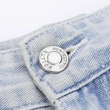 6pcs Adjustable Sew-Free Vintage Metal I-Buttons for Jeans