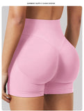 Women's Seamless Low Waist Summer Gym and Yoga Shorts