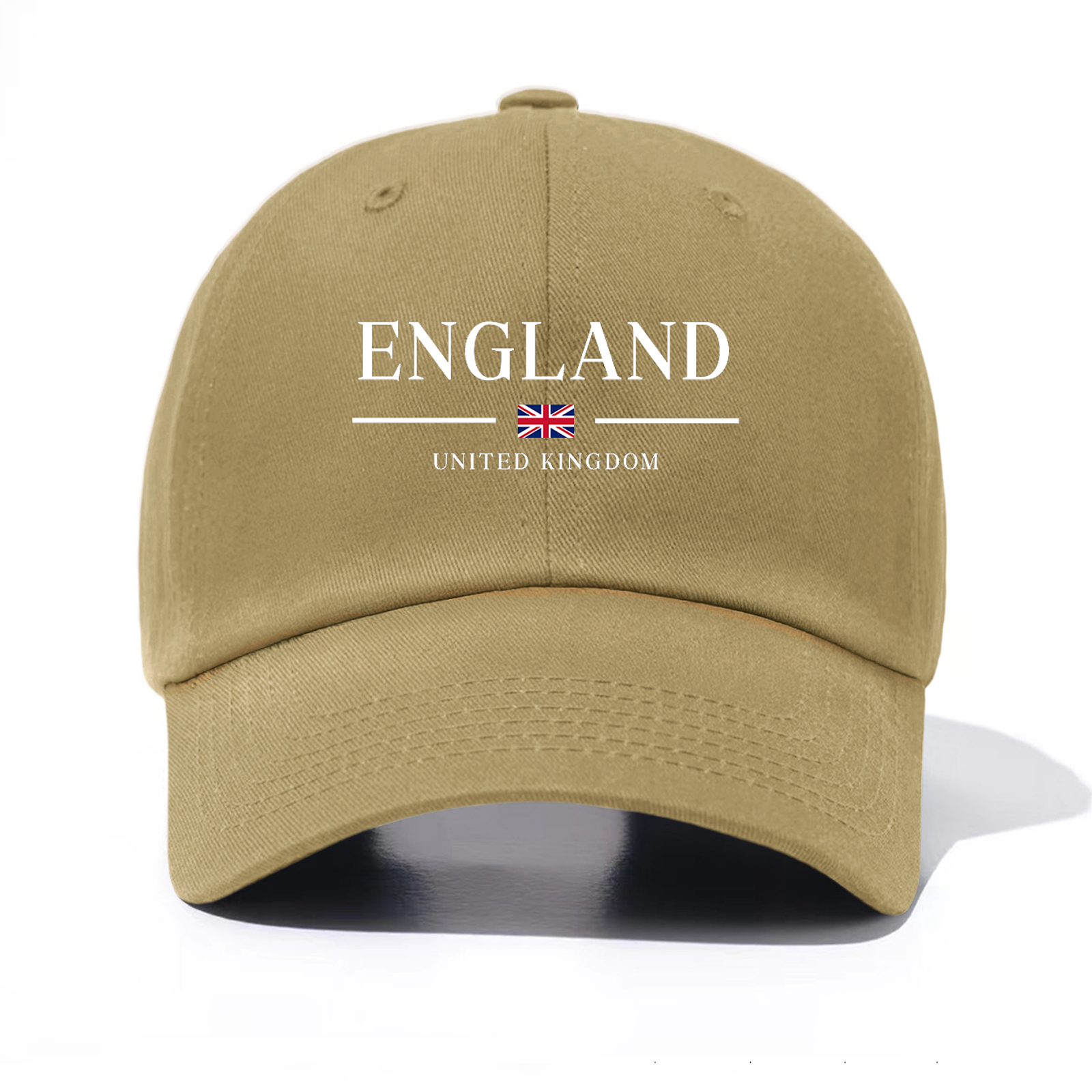 England Print Baseball Cap for Adults - Minimalist Retro Style