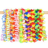 Hawaiian Flower Wreath Necklace - Tropical Party Decor