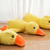 Calming Duck Chew Toy for Dogs with Quacking Sound
