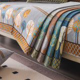 Boho Full Moon Tree Jacquard Chenille Sofa Cover