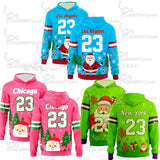 Christmas Letter Printed Hoodie for Women