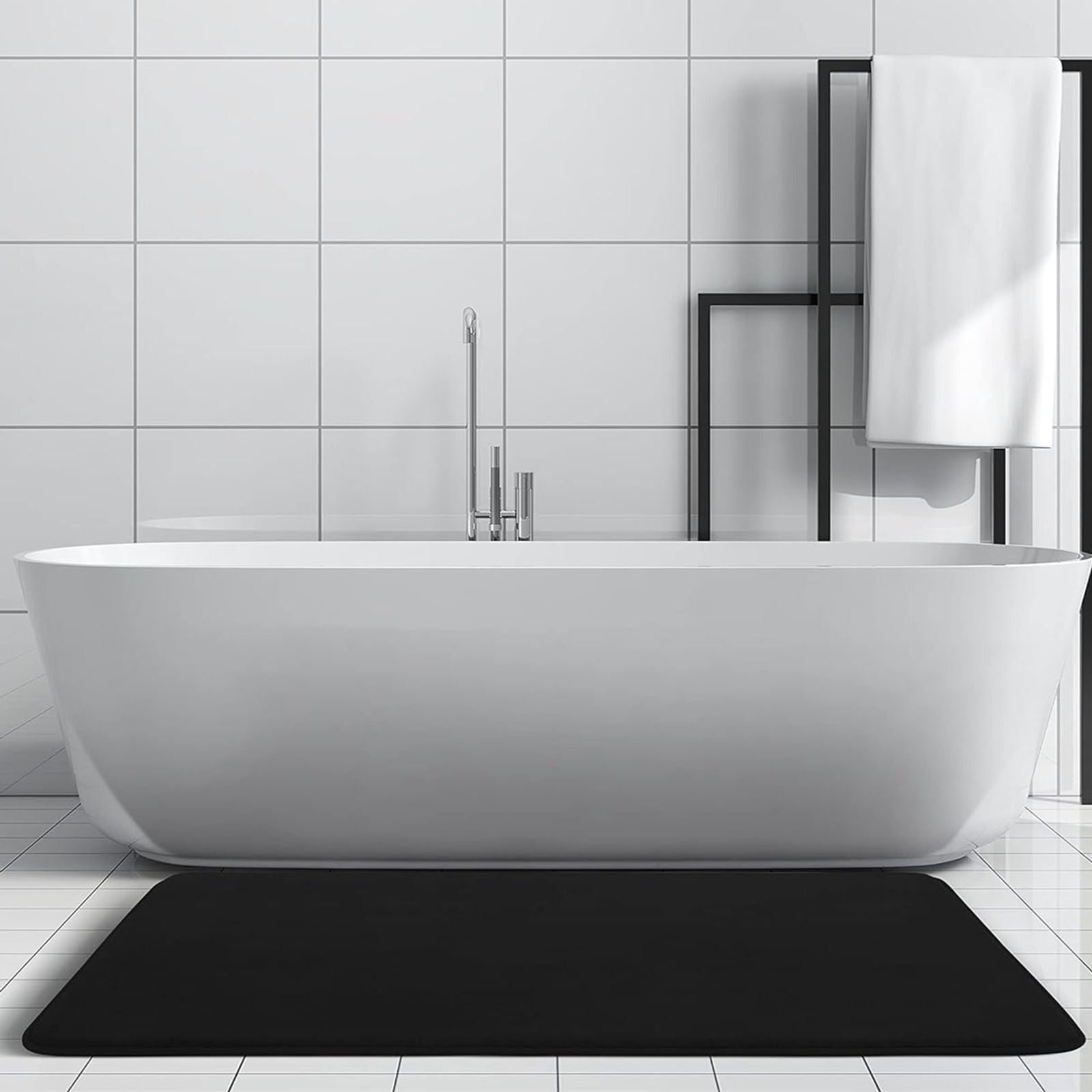 Non-Slip Coral Velvet Bath Mat for Home Decor