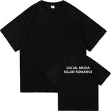 Social Media Killed Romance Aesthetic T-Shirt