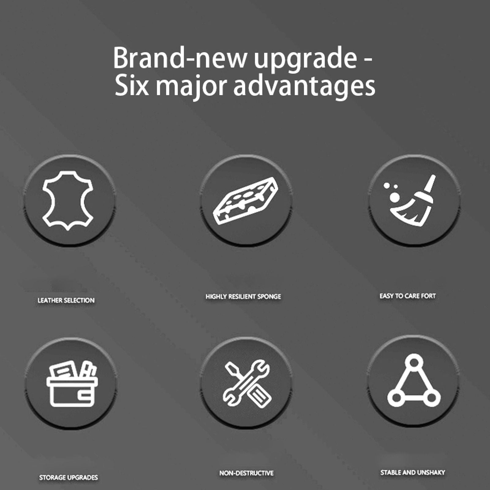 Auto Center Console Armrest Cushion with Cup Holders