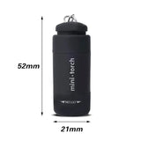 LED Micro Pocket Flashlight - USB Rechargeable & Waterproof