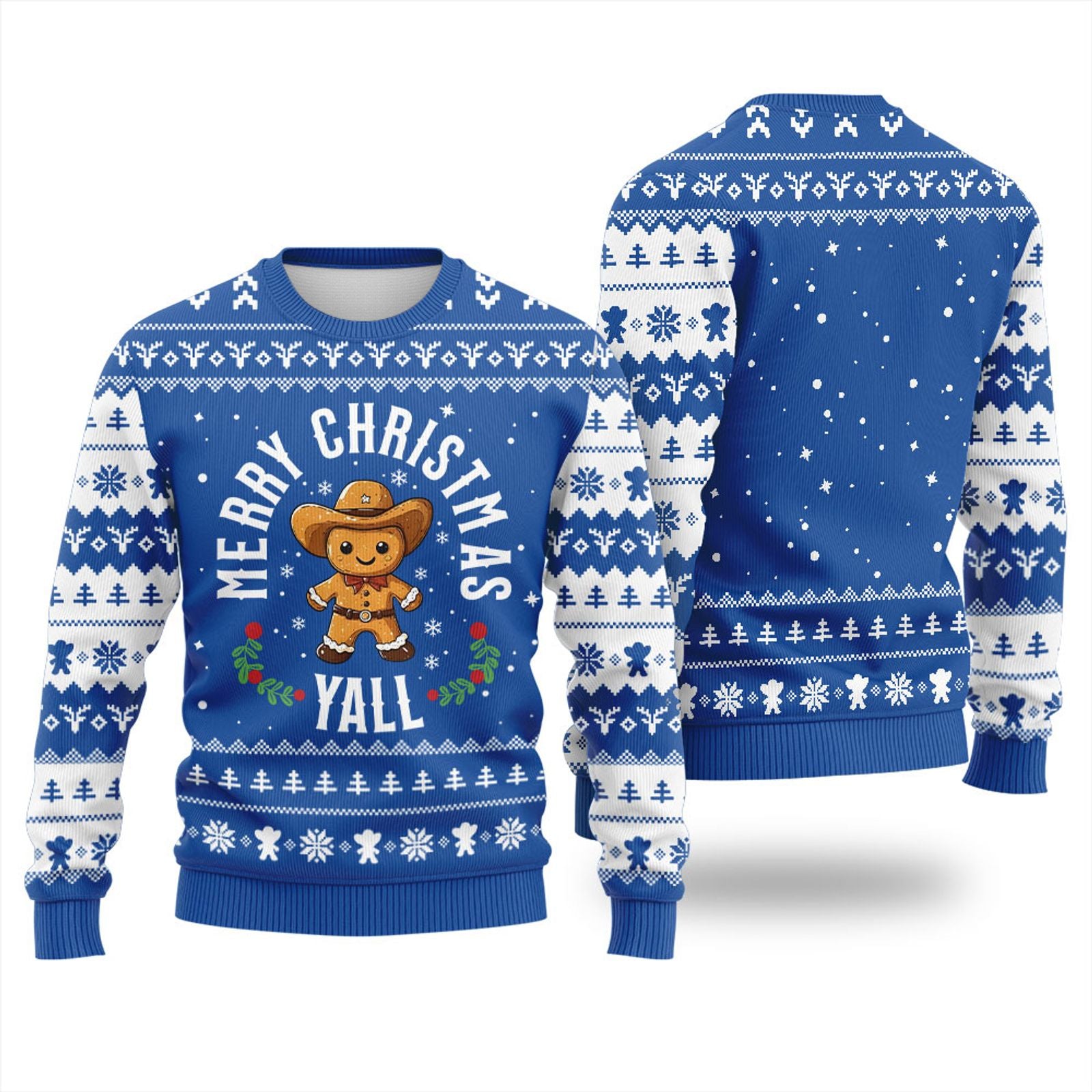 Cowboy Gingerbread Merry Christmas Hoodie
