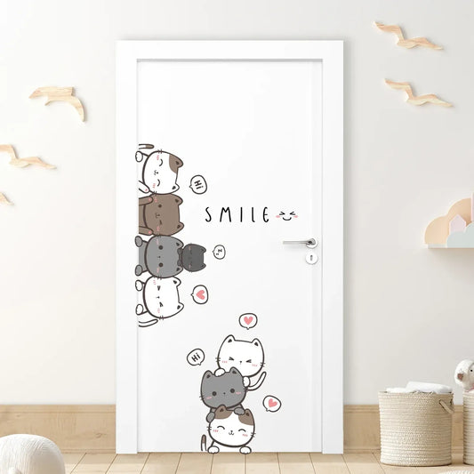Cute Cat Wall Stickers for Home Decor
