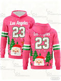 Christmas Letter Printed Hoodie for Women