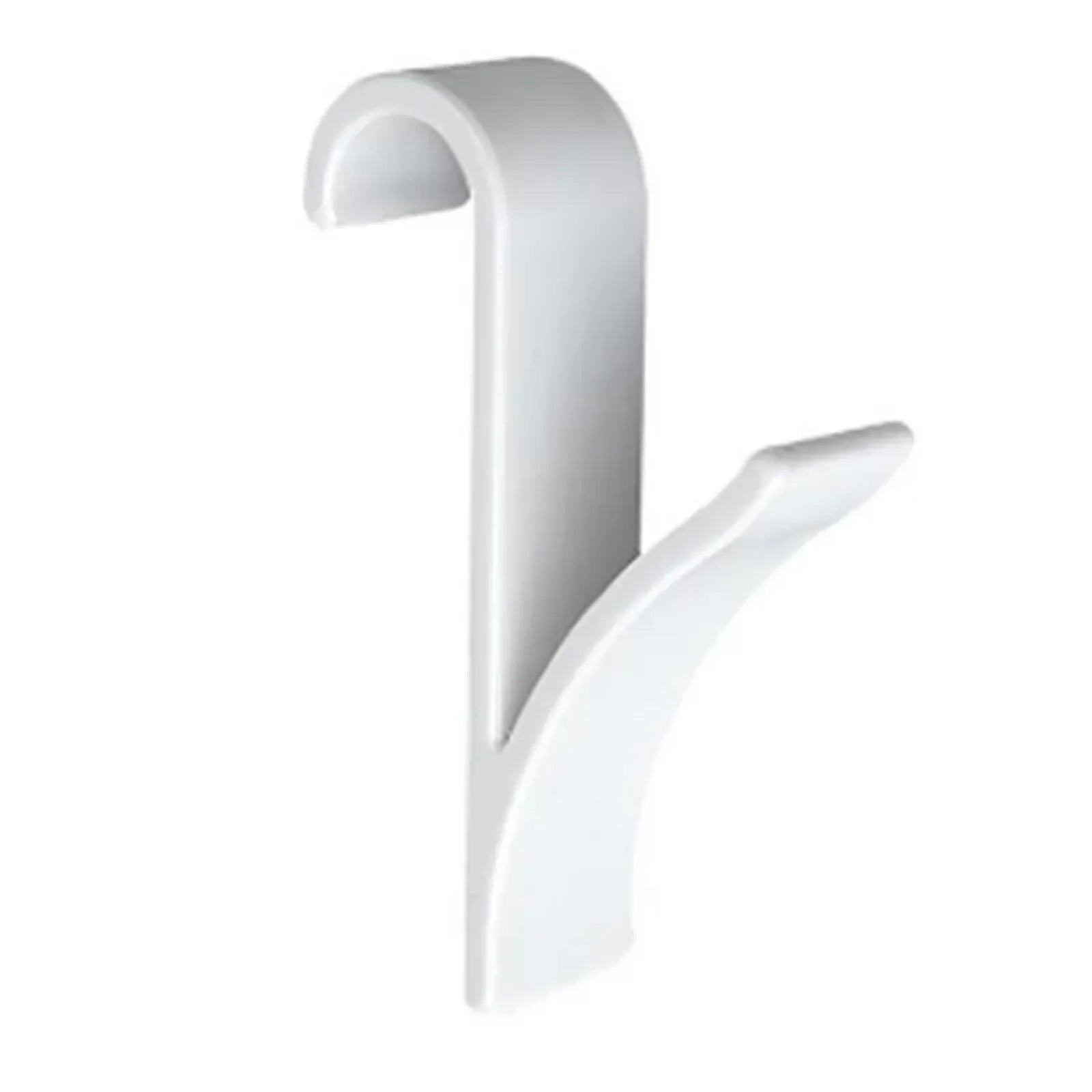 White Clear Hanger Clips for Towels and Scarves