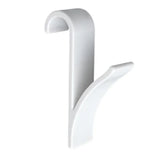 White Clear Hanger Clips for Towels and Scarves