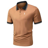 Men's Pique Polo Shirt - Business Casual Short Sleeve